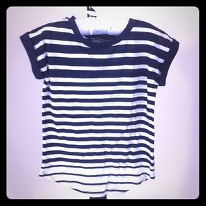 Vince Navy and White Stripped Shirt - NWT - Size 4